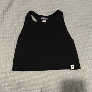 Champion cropped yoga tank with built in sports bra